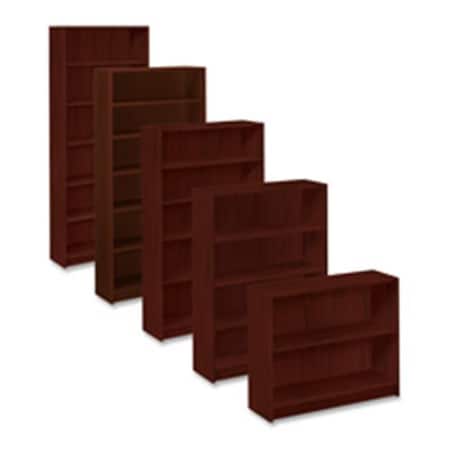 Hon HON Company HON1874N 4 Shelf Bookcase- 36 in Wx11-.50 in Dx48-.75 in H- Mahogany H1874.N